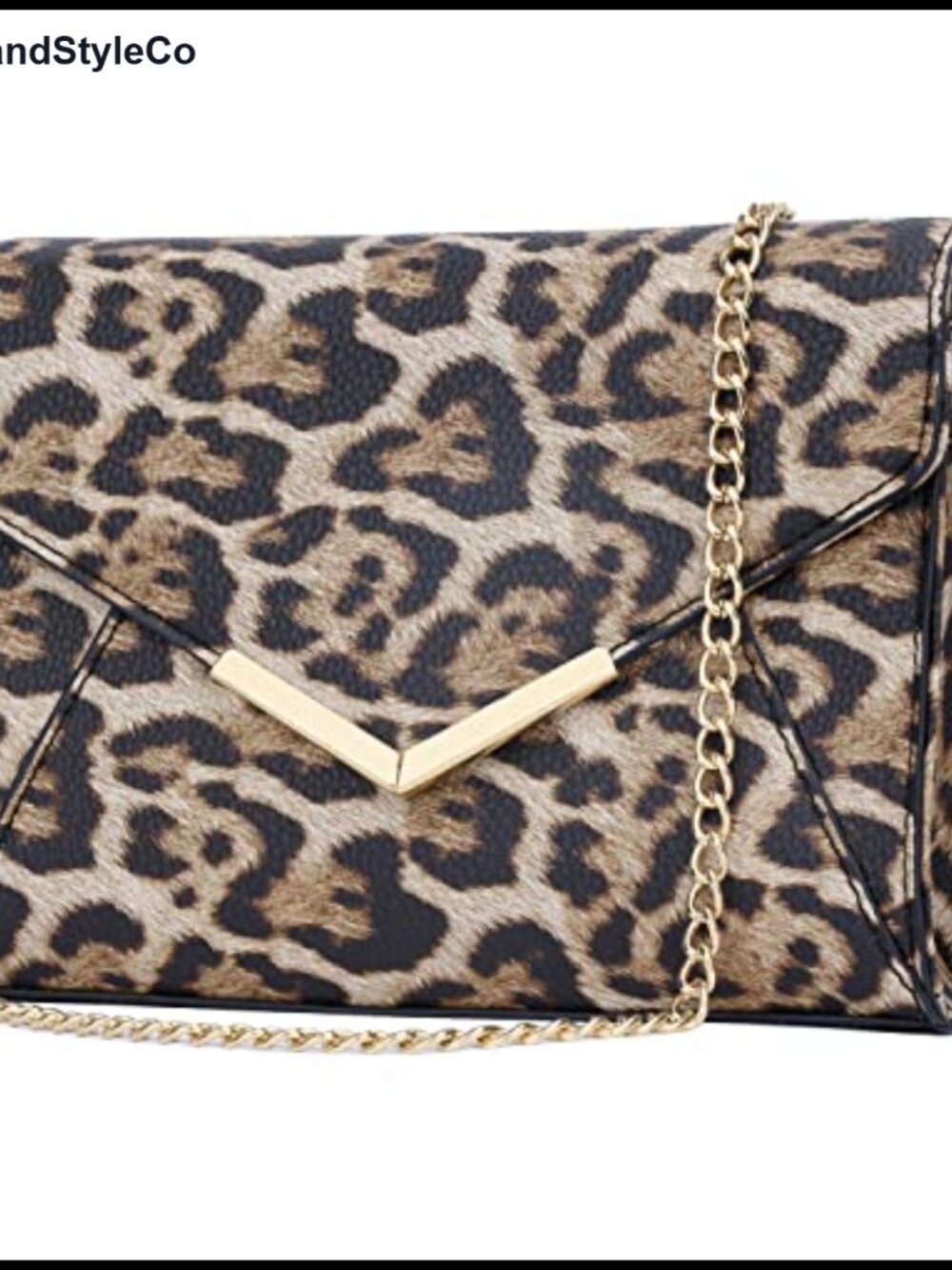 Evening Clutch Purse with Chain Strap Faux Saffiano Leather Party Wedding Bag